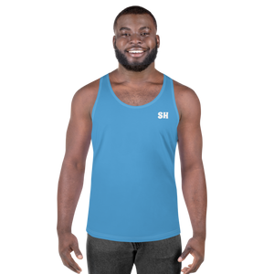 Mens Tank Top - Ocean Blue