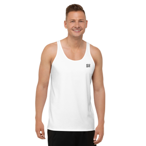 Mens Tank Top - Seashell White