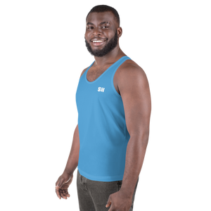 Mens Tank Top - Ocean Blue