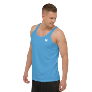 Mens Tank Top - Ocean Blue