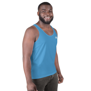 Mens Tank Top - Ocean Blue