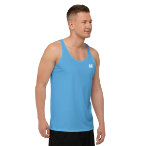 Mens Tank Top - Ocean Blue