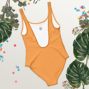 Einteiliger Badeanzug - Sunshine Orange