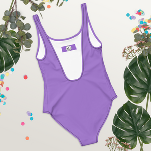 Traje de baño de una pieza - Morado costero