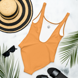 Einteiliger Badeanzug - Sunshine Orange