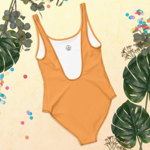 Einteiliger Badeanzug - Sunshine Orange