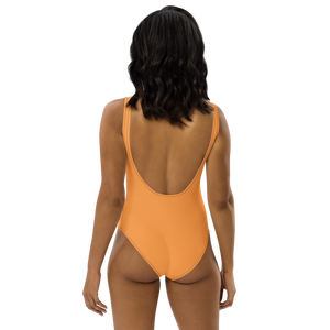 Einteiliger Badeanzug - Sunshine Orange