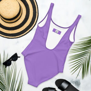 Traje de baño de una pieza - Morado costero