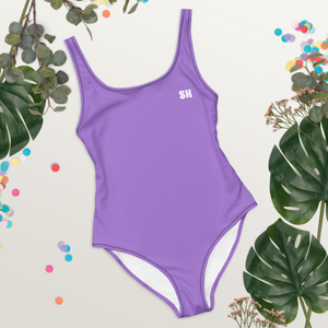 Traje de baño de una pieza - Morado costero