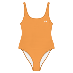 Einteiliger Badeanzug - Sunshine Orange