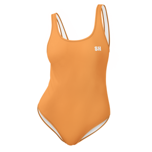 Einteiliger Badeanzug - Sunshine Orange