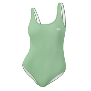 One-Piece Swimsuit - Palm Green