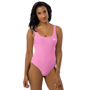 Einteiliger Badeanzug - Pink
