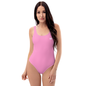 Einteiliger Badeanzug - Pink