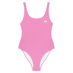 Einteiliger Badeanzug - Pink