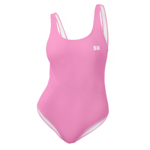 Einteiliger Badeanzug - Pink
