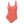 Traje de baño de una pieza - Rojo coral