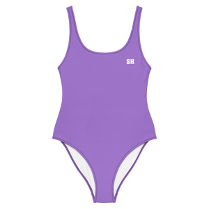 Traje de baño de una pieza - Morado costero