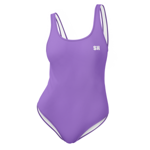 Traje de baño de una pieza - Morado costero