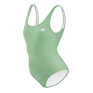 One-Piece Swimsuit - Palm Green