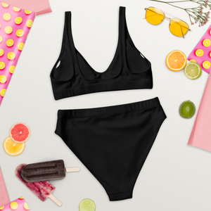 Bikini de cintura alta reciclado - Harbor Black