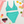 Recycelter High-Waist-Bikini - Lagunentürkis