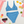 Recycelter High-Waist-Bikini - Ozeanblau