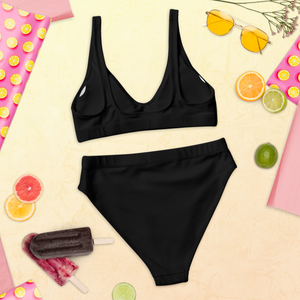 Bikini de cintura alta reciclado - Harbor Black