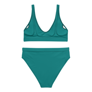 Bikini de cintura alta reciclado - Seaside Teal