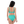 Recycelter High-Waist-Bikini - Lagunentürkis