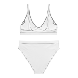 Recycelter High-Waist-Bikini - Seashell White