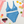 Recycelter High-Waist-Bikini - Ozeanblau