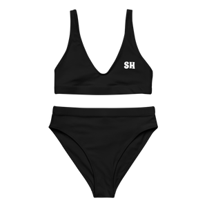 Bikini de cintura alta reciclado - Harbor Black