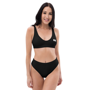 Bikini de cintura alta reciclado - Harbor Black