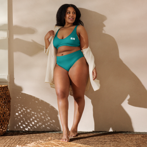 Bikini de cintura alta reciclado - Seaside Teal