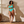 Recycelter High-Waist-Bikini - Lagunentürkis