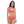 Recycled high-waisted bikini - Coral Red