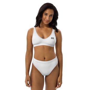 Recycelter High-Waist-Bikini - Seashell White