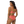 Recycled high-waisted bikini - Coral Red