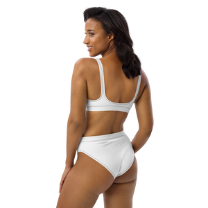 Recycelter High-Waist-Bikini - Seashell White