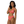 Recycled high-waisted bikini - Coral Red