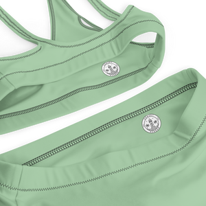 Bikini de cintura alta reciclado - Verde palma