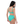 Recycelter High-Waist-Bikini - Lagunentürkis