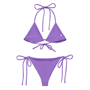 Recycled string bikini - Coastal Purple