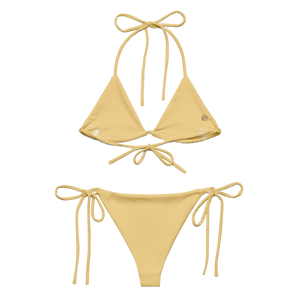 Recycled string bikini - Sand Yellow