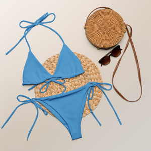 String Bikini - Ozeanblau