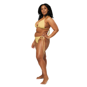 Recycled string bikini - Sand Yellow