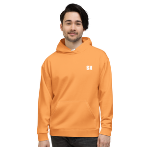Mens Hoodie - Sunshine Orange