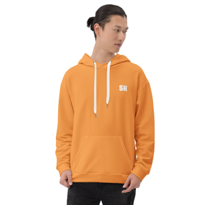 Mens Hoodie - Sunshine Orange