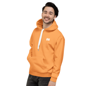 Mens Hoodie - Sunshine Orange